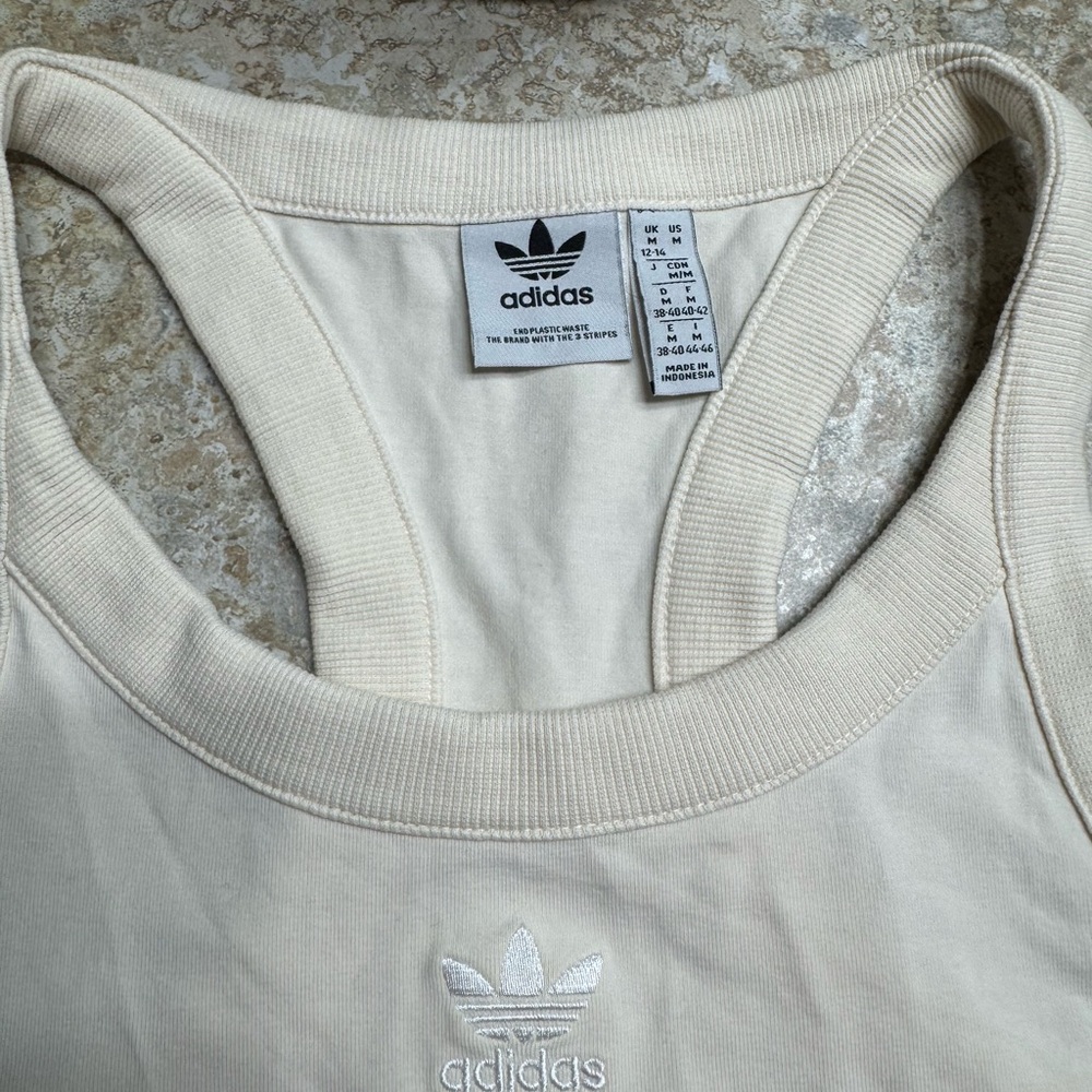 Adidas Off-White Racerback Tank - Picture 2 of 3